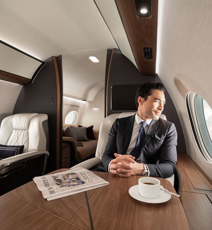ιδιωτική πτήση στο Gulfstream G700